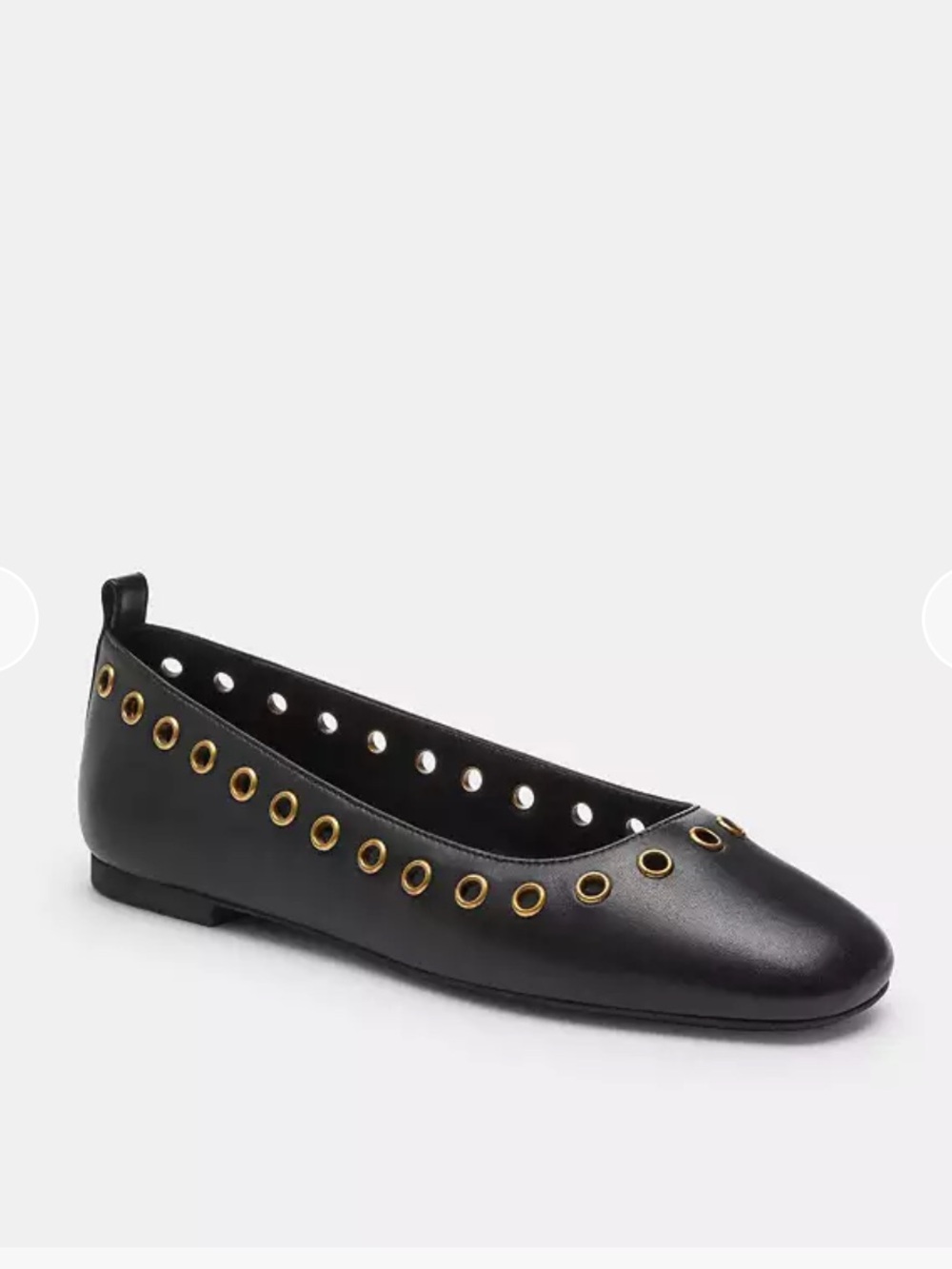 Coach Wendie ballet flats with grommets size 8 - Picture 2 of 8